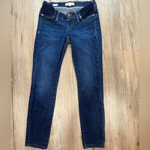 Madewell Maternity Dark Blue Skinny Jeans